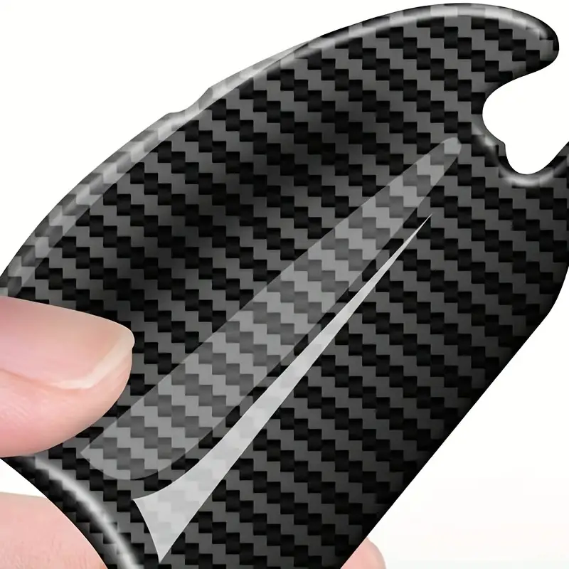 Carbon Faser Auto Tür Griff Schüssel Scratch Schutz Aufkleber Protector Autos Aufkleber Auto Griff Anti-kollision Schutz Streifen
