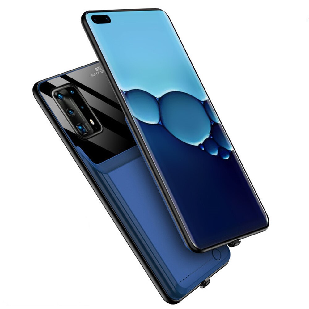 Battery Charger Cases for Huawei P40 Pro 10000mAh External Battery Case Power Bank Cover for Huawei P40 Charging Case