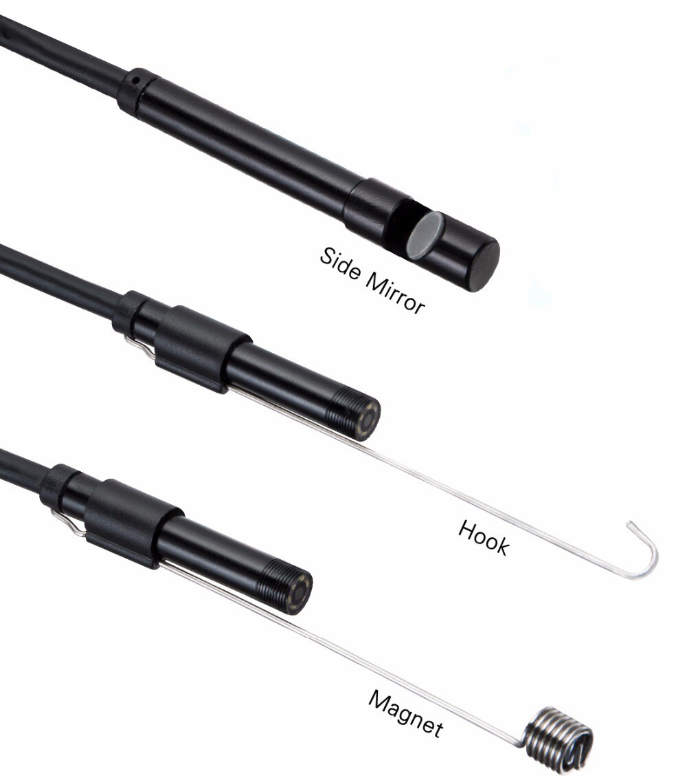 Endoscopio 2 en 1 USB para Android, cámara HD de 2MP, 1M, 2M, 10M, lente de 8mm, impermeable, USB, cámara HD 720P, Android