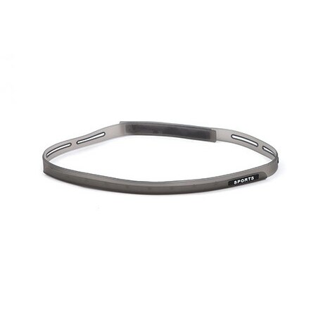 1pc PVC Soft Silicone Headband Men Running Sweatband Quick Absorb Athletic Headband Sport High Elastic Guiding Sweat Band Head