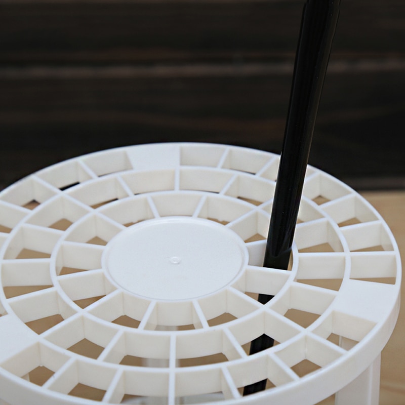 Pensel arrangør multi holder bin kunstner maling maling pensler opbevaring plast