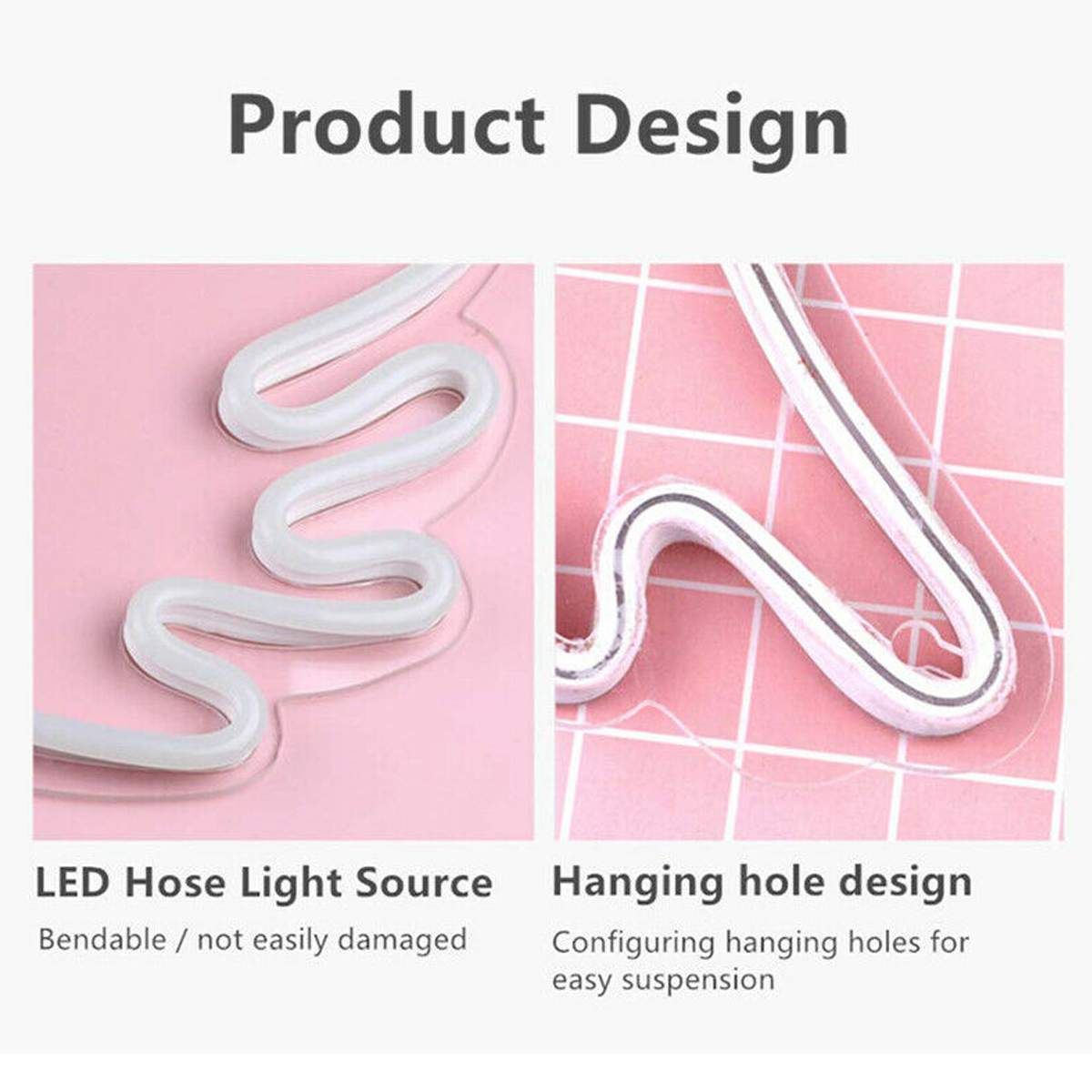 Neon lampor led neon skylt ljus julgran glass neon lampa för öl bar hem fest sovrum dekoration jul