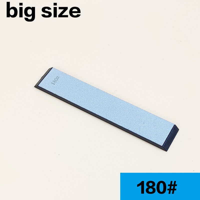 big size Special for sharpening Diamond stone Diamond knife Sharpener blade Portable Home use with base Sharpening stone bar: 180 grit