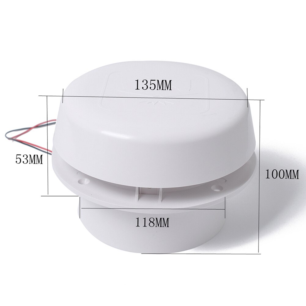 RV Accessories 12V RV Roof Mushroom Head Silent Fan 12V White Volt RV Roof Air Vent Fan Camper Travel Trailer