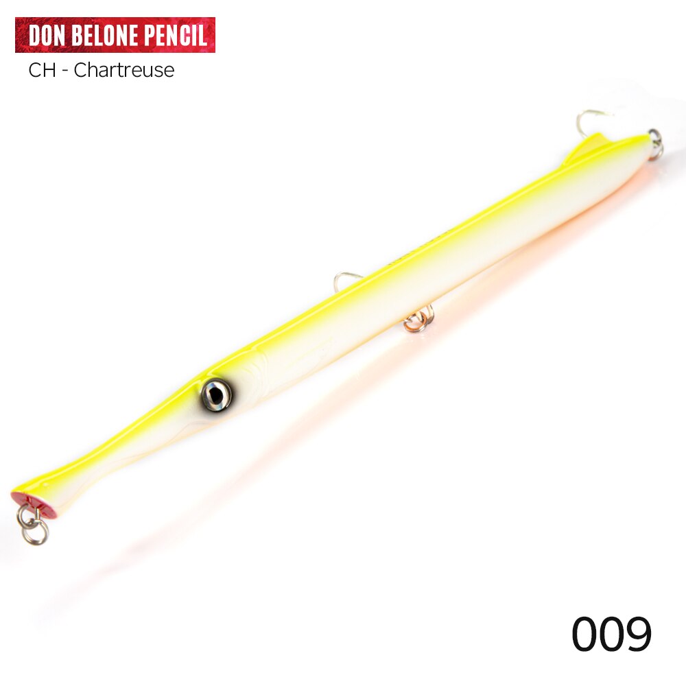 Hunthouse Nicht Belone Bleistift Angeln Locken Lange Gießen 225mm 27g 23g Stickbaits Pesca Für Angeln Thunfisch Meer Bass Leerfish: 009 / Untergang