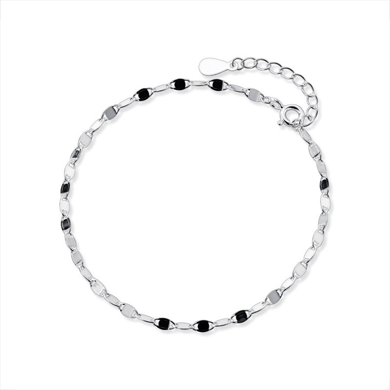 INZATT-pulsera de plata de primera ley con circón para mujer, brazalete, plata esterlina 925, Circonia cúbica, zirconia, circonita, zirconita, estilo minimalista, hip hop,: BY117