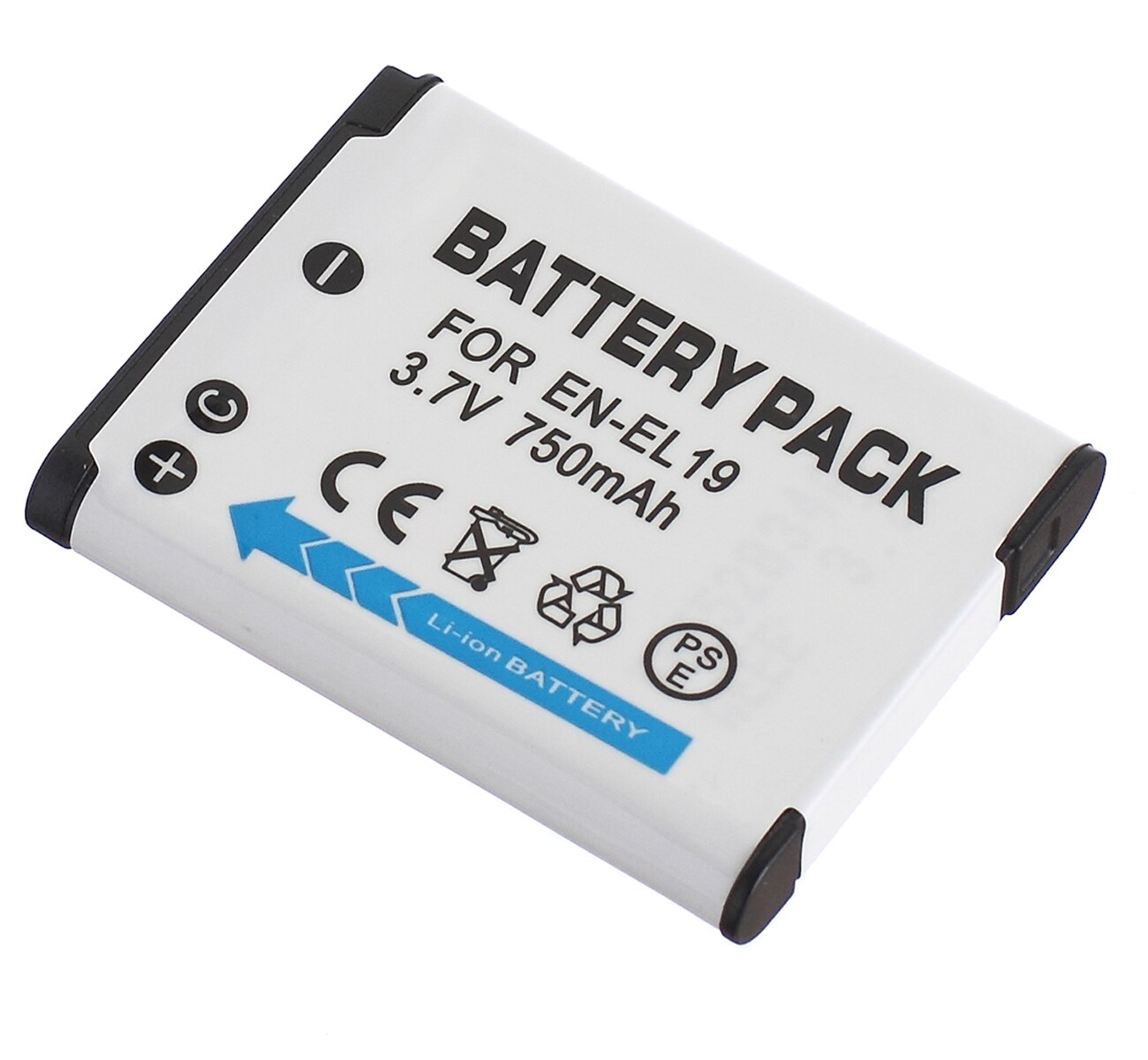 Batterie pour Nikon EN-EL19, EN-EL 19, ENEL19, ENEL 19 Batteries Lithium-ion rechargeables