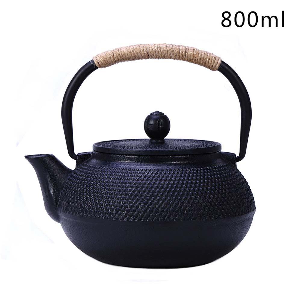 50ML/300ML/550ML/900ML Mini Cast Iron Kettle Teapot Tea Set: 800ml