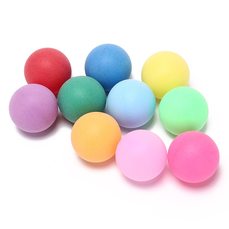 Pelotas de Ping Pong 100 unids/pack entretenimiento pelotas de tenis de mesa de color 40mm colores mezclados para el juego y publicidad