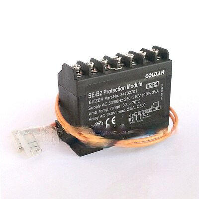 Compressor protector SE-B1 SE-B2 INT69VS SE-E1 Motor protection module: SE-B2 34702701