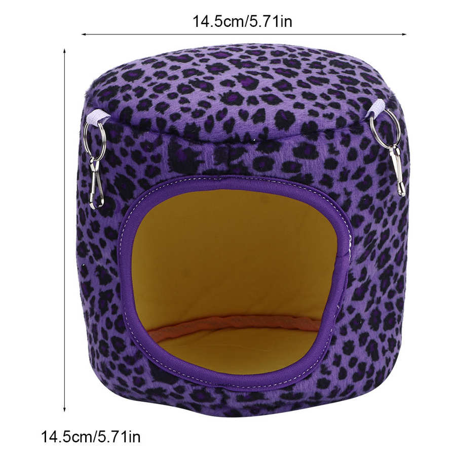Cage Hamster hamac cochon d'inde lit de couchage hiver petite maison pour animaux