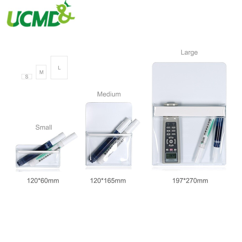 Magnetic Plastic bag Hanging Fridge Magnet Save Space Home Kitchen Tool Organizer Rack Office Supplies Pen Storage box