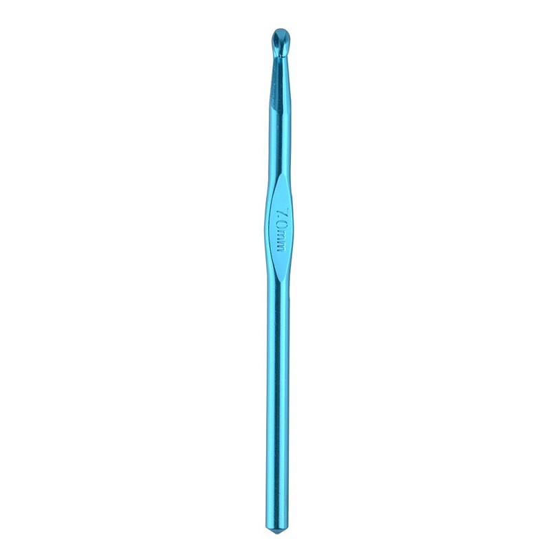 2-10Mm Aluminium Haak Breinaalden Naalden Voor Hand Ambachten Zak Trui Metalen Haak Weave Haak Naalden accessoires: 7mm Crochet hook