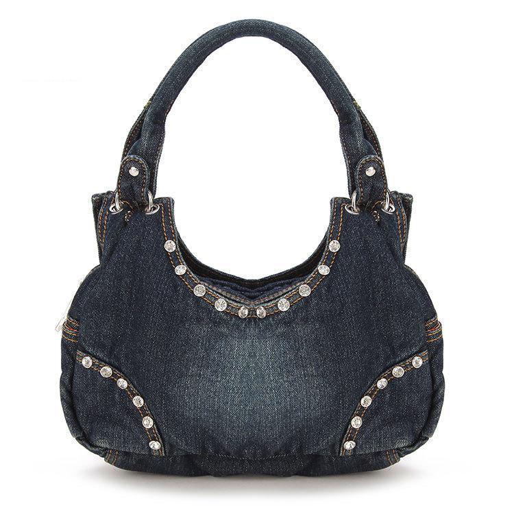 Vrouwen Tas Dames Handtassen Vrouwelijke Portemonnees Jean Denim Diamant Tote Crossbody Vrouwen schoudertassen