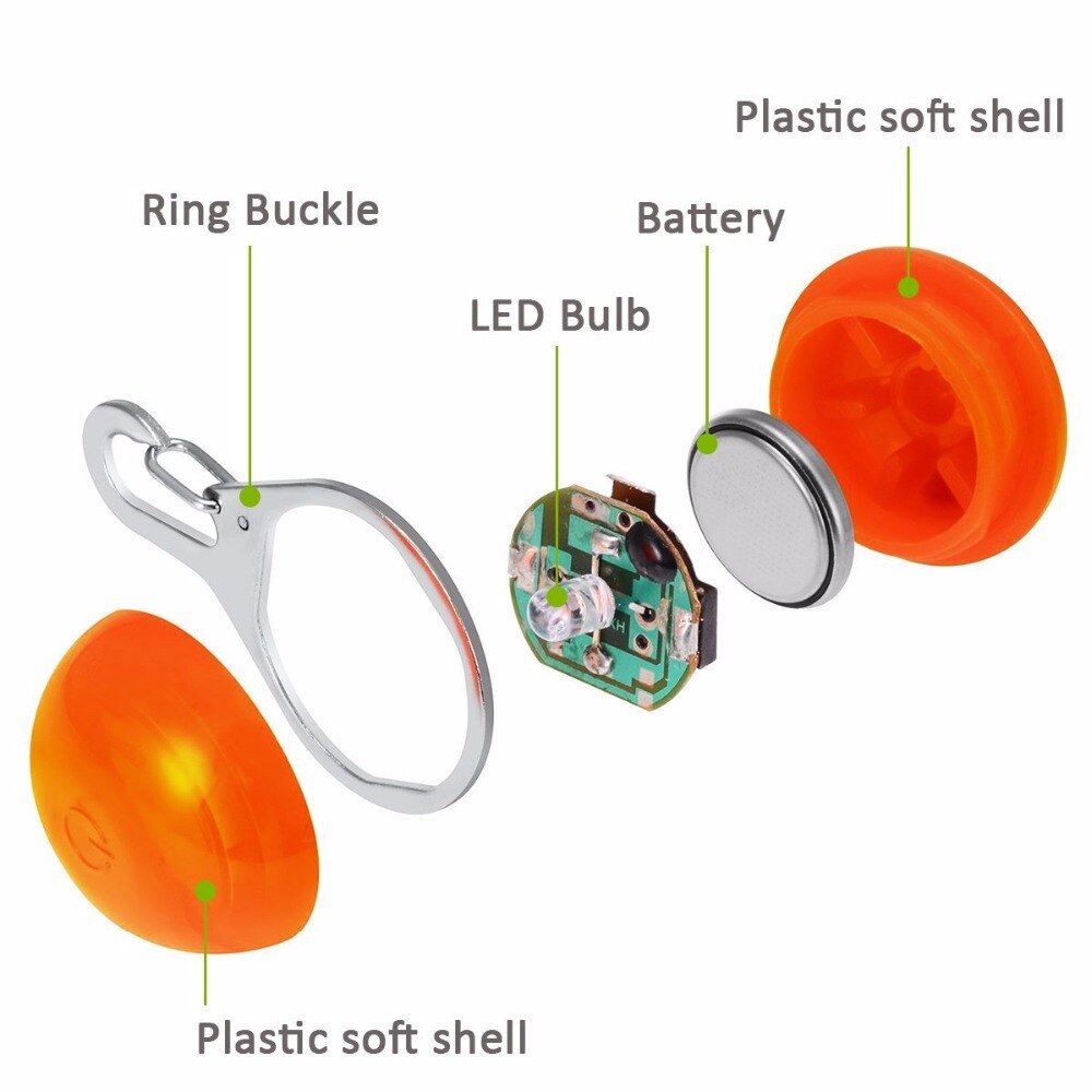 Collier lumineux pour chiens bon marché | N06, pendentifs pour chiens de compagnie, collier à Led clignotant, accessoires lumineux, Para Cachorro bibelots pour animaux