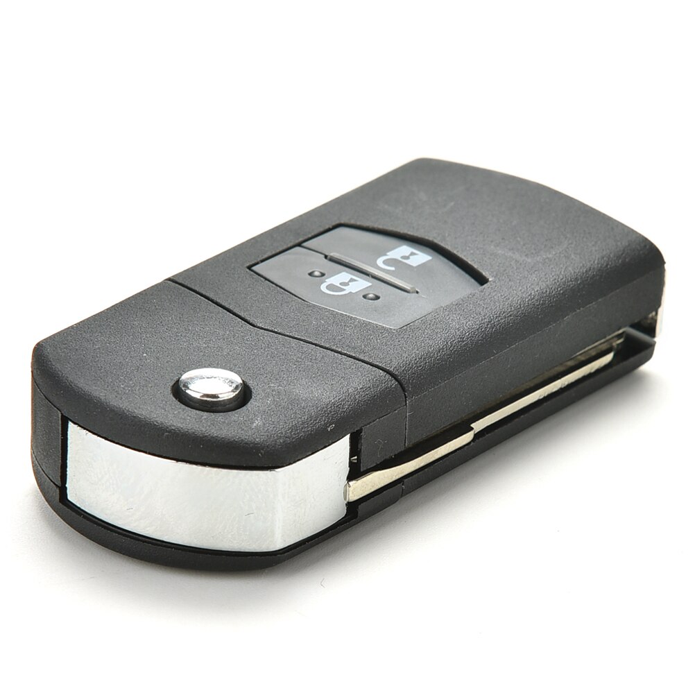 Mazda Key Fob Shell 2 Button Remote Key Fob Shell Case Folding Flip Wi... – Vicedeal