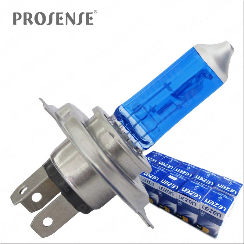 H4 p43t 24v 100/90w super branco carro halogênio lâmpadas do farol: LEZEN BRAND 5500K / 5000 k