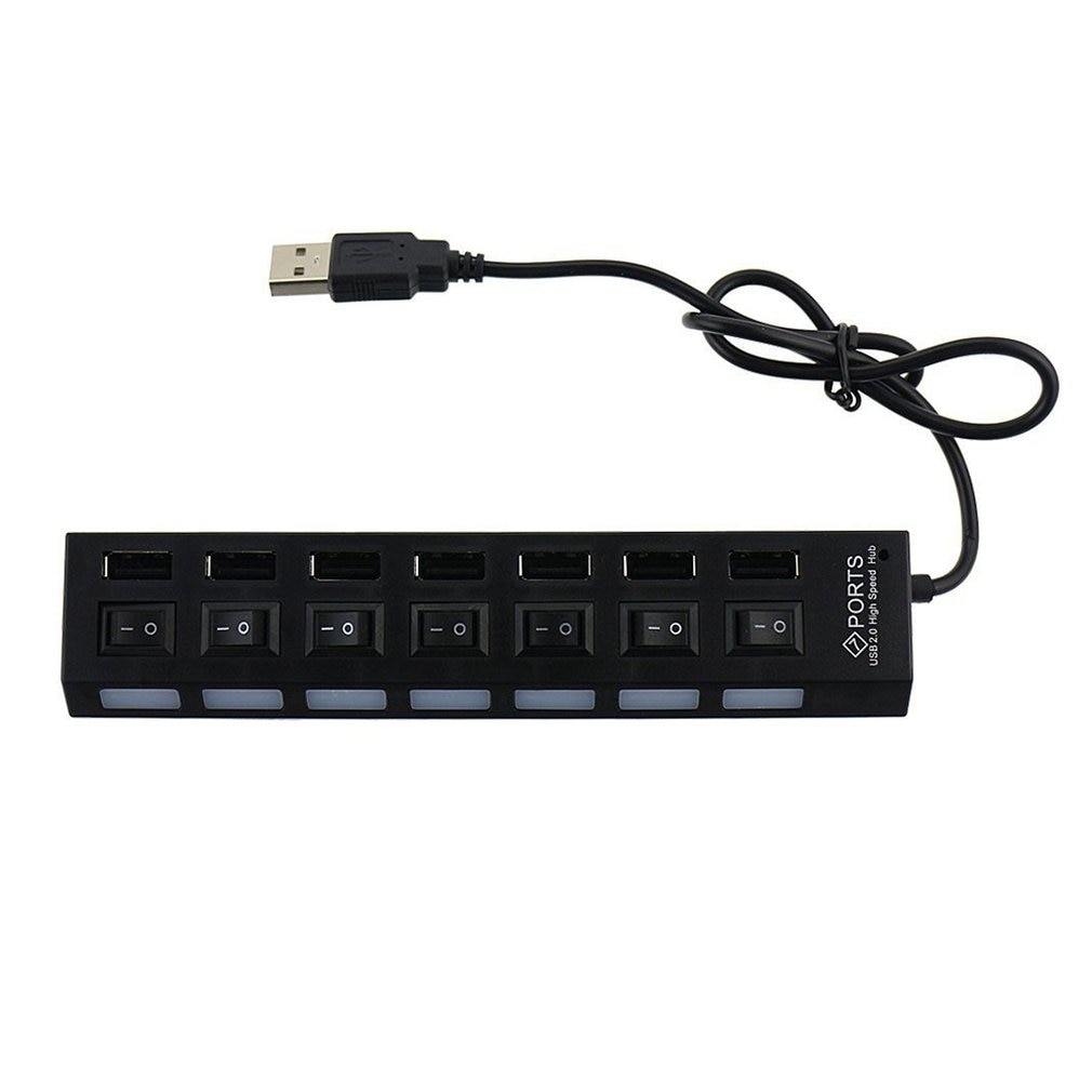 Multifunctional 7-port Switch Usb 2.0 Hub Hub One Drag Seven Hub Binding Solution U2hb19