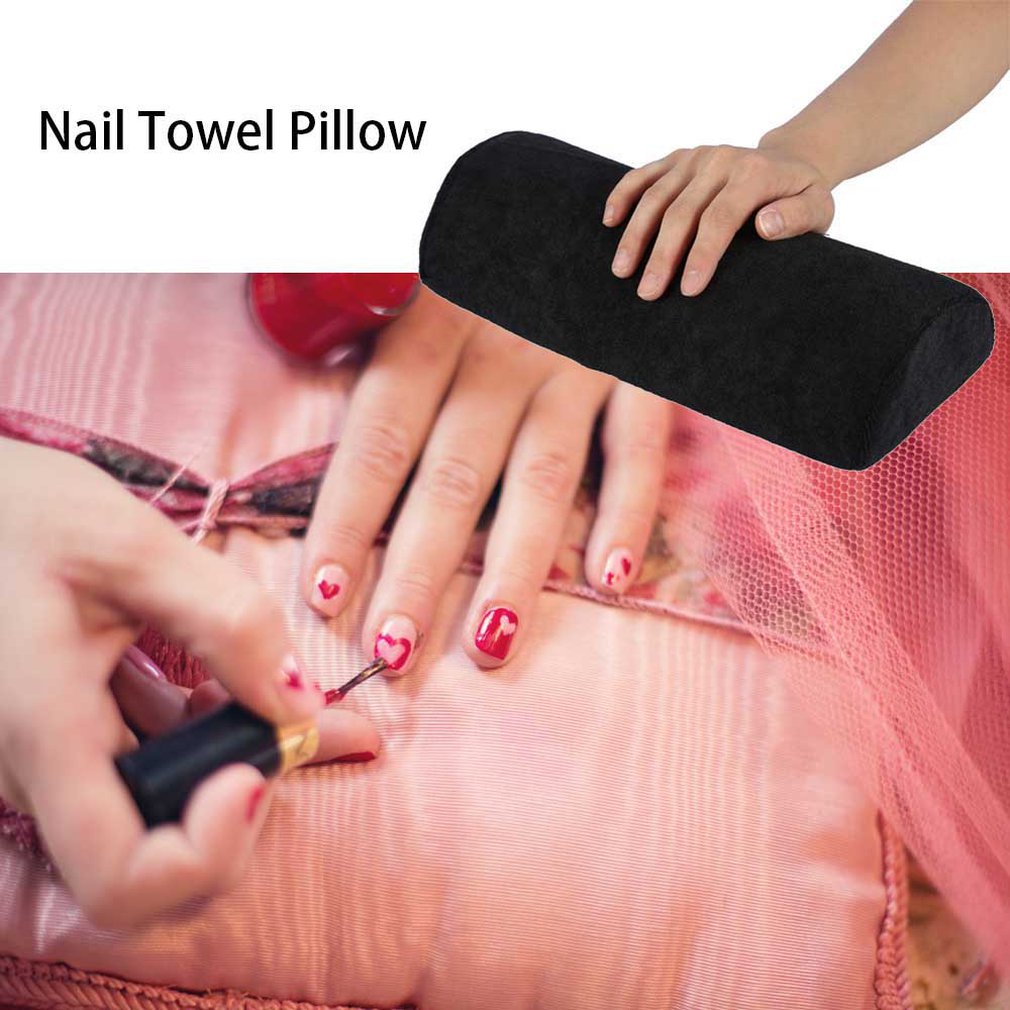 Cojín lavable de mano suave para manicura, almohada de esponja, soporte para brazo, pequeño descanso de manos para manicura