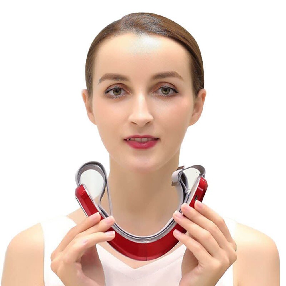 Face Chin V-Line Lift Up Belt Remote ControlLED Photon Therapy Facial Lifting EMS Facial Slimming V-Face Care Device