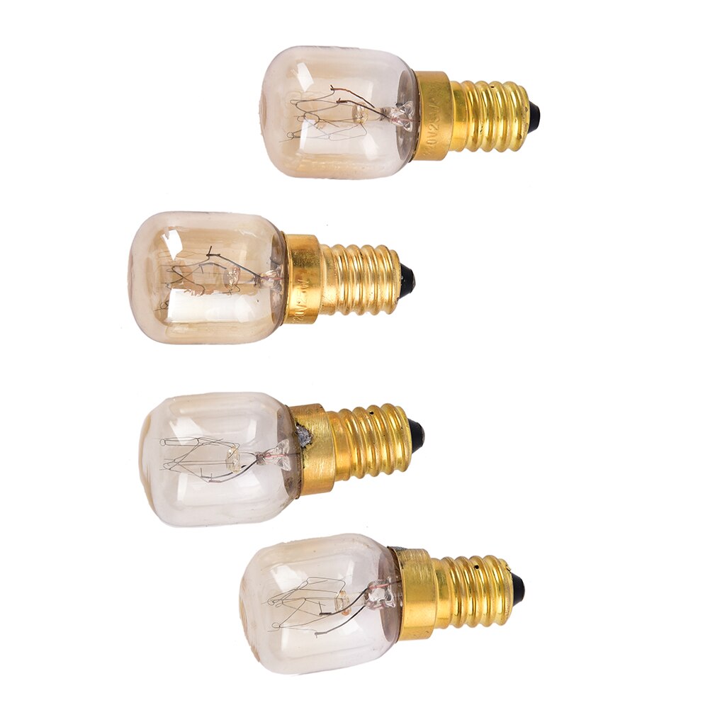 1pc e14 15w/25w varm hvit ovn komfyrpære lampe varmebestandig lys 220-230v