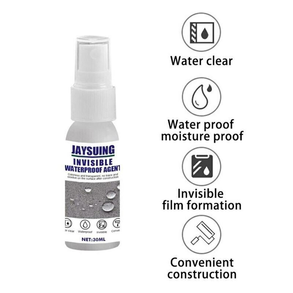 Nano vanntett middel vann siver av sprekker/vegg/vindu/toalett reparasjon lim spray hjem taklekkasje artefakt anti-mugg