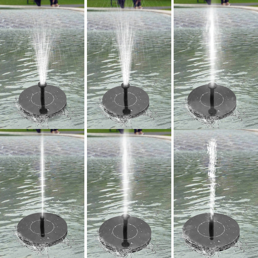 For Garden Pool Pond Mini Solar Fountain Floating Fountain Solar Panel Garden Patio Decor Fountain