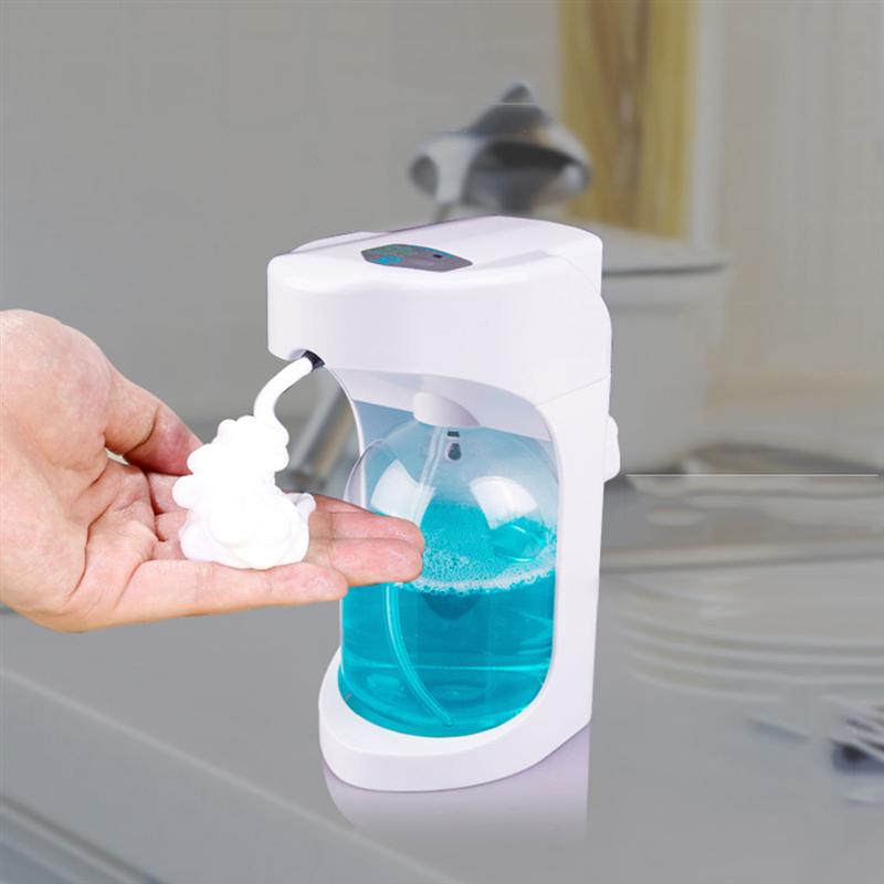Automatisk sæbedispenser automatisk sæbedispenser berøringsfri sensor skumdispenser vægmonteret manuel kontor badeværelse hjem køkken