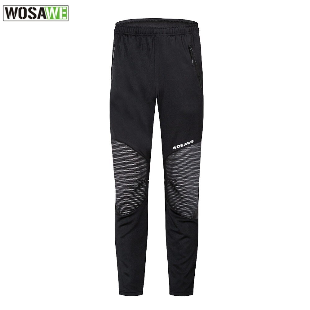 Hiver thermique polaire pantalons de vélo hommes femmes vtt Pantalon Bicicleta Hombre randonnée Softshell Pantalon réfléchissant vélo cyclisme Pantalon