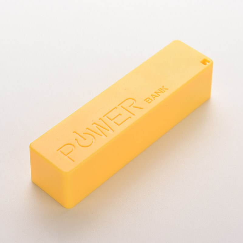 1PC Plastic Power Bank Box 18650 5V 1A External Battery Pack Charger Case for Mobile Phone Tablets Backup Power 6 Colors