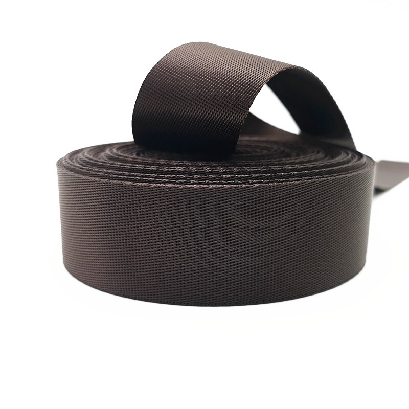 Sangle en Nylon pour sac à dos, 2 Yards, 30mm, accessoires de couture, ceinture: Dark Coffee