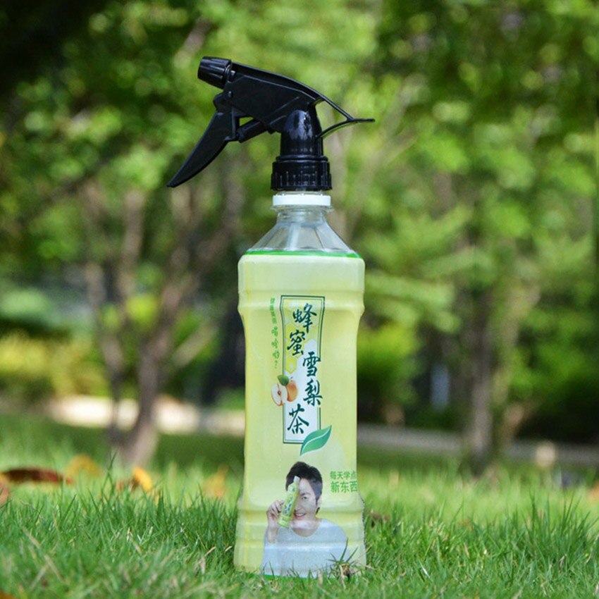 Hendig vannsprøyte med dyse justerbar roterende tåkesprøyte push-type hagesprøyte plast fuktforstøver for planter: 442