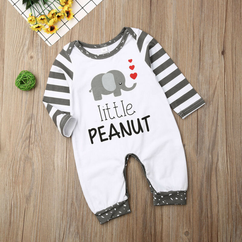 Décontracté -né infantile bébé garçon fille enfants coton barboteuse combinaison vêtements tenue bébé coton barboteuses vêtements