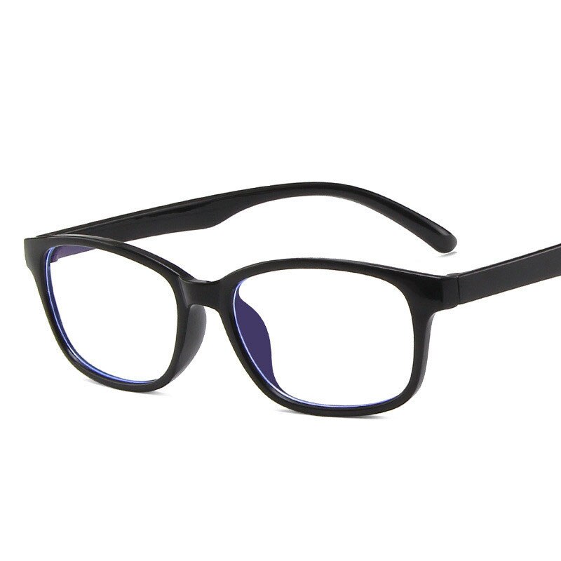 Ahora Anti Blue Light Blocking Optical Spectacle Glasses Frame For Women&Men Clear Lens Computer Games Googles Eyewear: BLACK