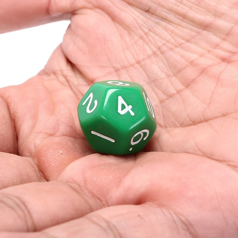 1Pc 25g Gambling Tool 12 sided dice 12 face dice dnd game D12 dice Bar Party Accessories