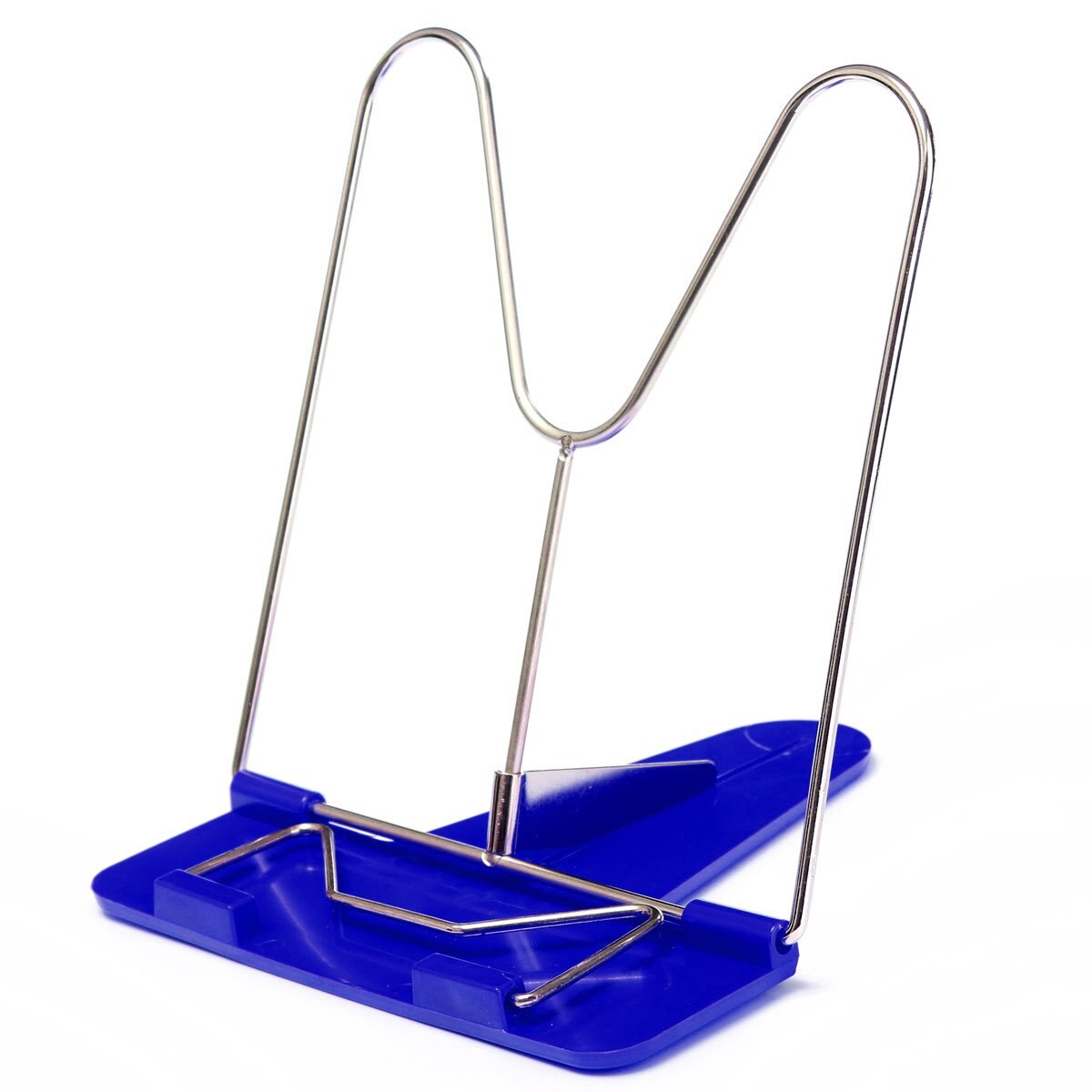 -Adjustable Angle Portable Reading Book Stand Text Book Document Display Holder Blue