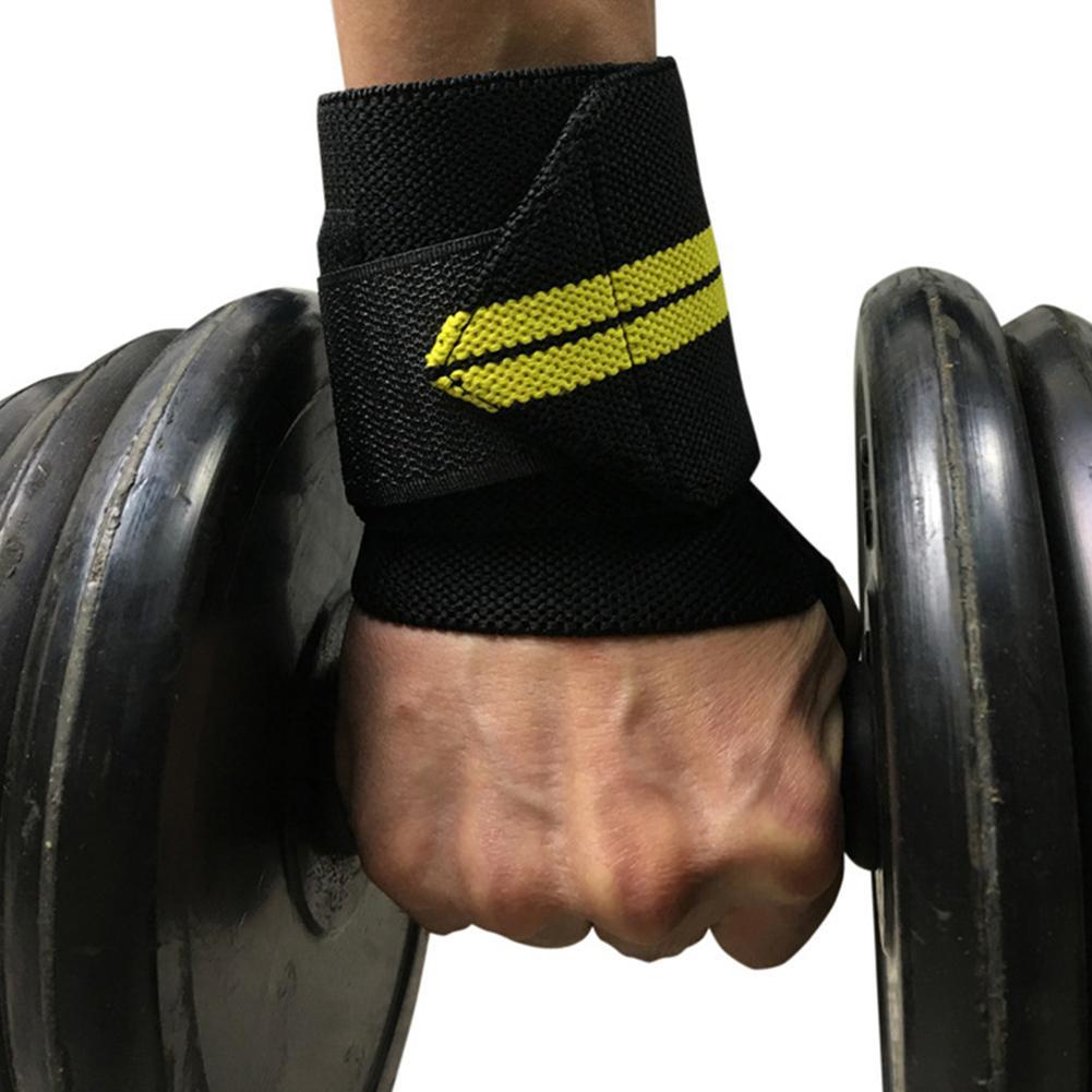 3 farben fitness gepolsterte handgelenk-daumenbandage mit riemen für krafttraining und gewichtheben, polyester-handgelenkbandage 1pc