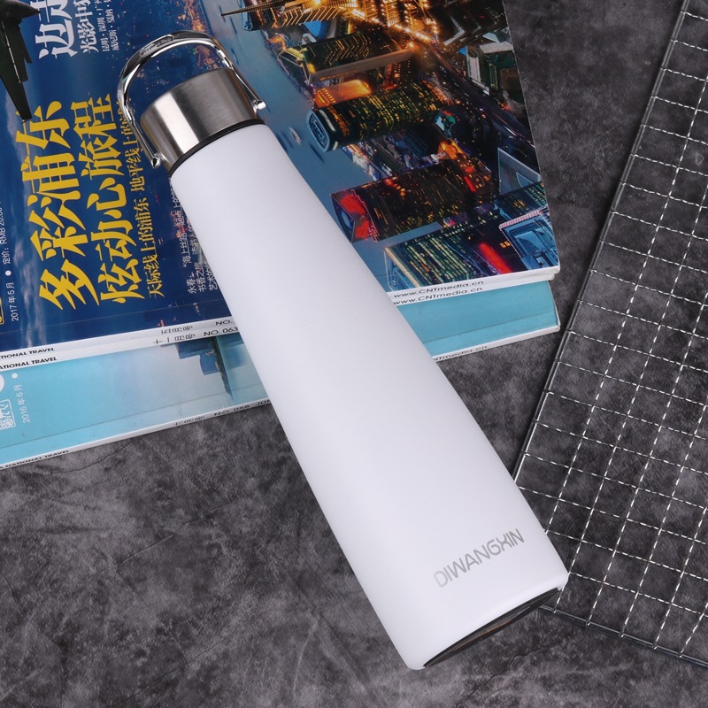 Stainless Steel Thermos Coke Bottle Shape Vacuum Thermos Cup Water Bottle Keep and Cold Insulated Vacuum Flask for Sport: white