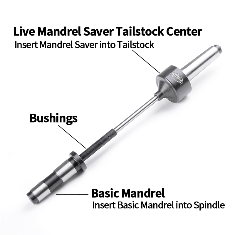 Pen Making Tools Mandrel Saver MT1 or MT2 for Optional Morse Taper Mandrel Woodworking Live Center Turningtools Lathe Accessory