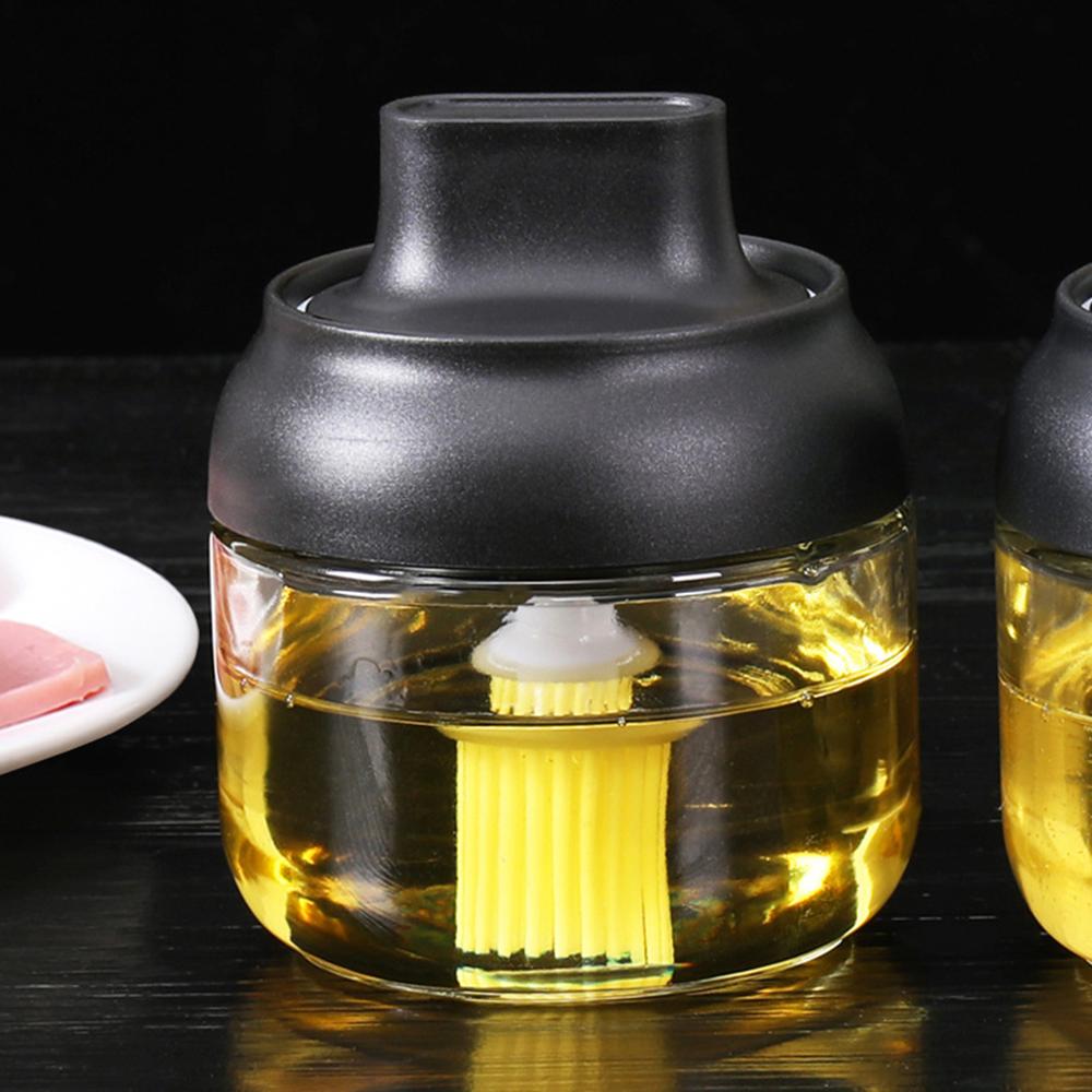 Récipient à condiments en verre hermétique boîte d'assaisonnement sel sucre huile miel bouteilles de stockage avec cuillère et couvercle pots à épices de cuisine
