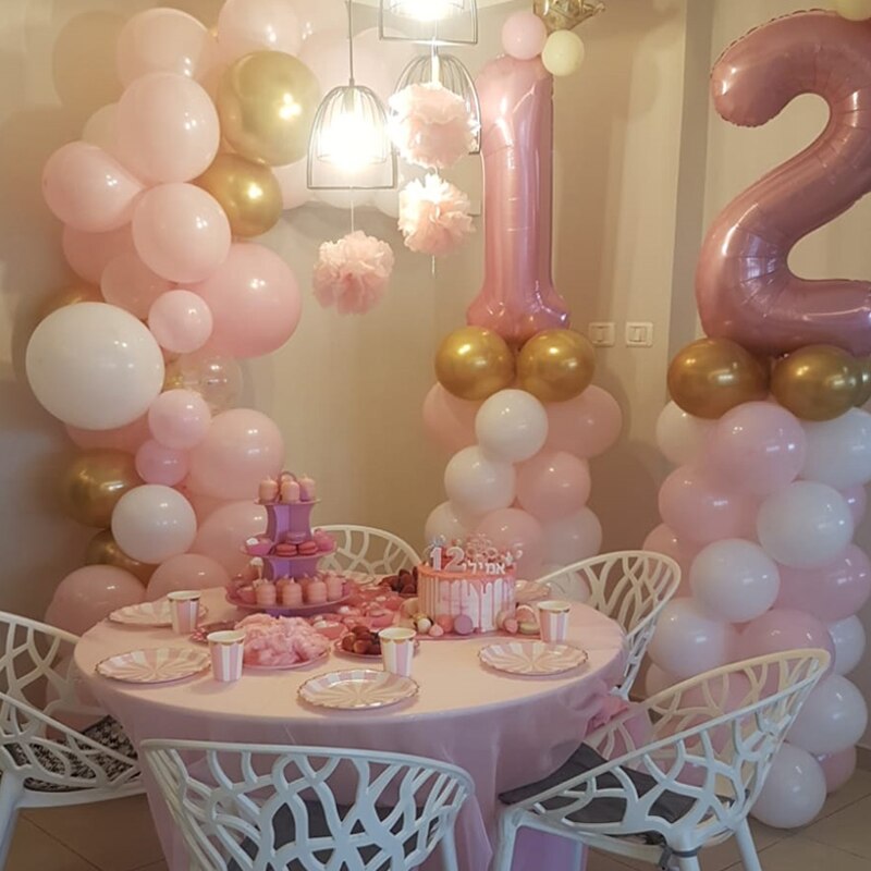 HUHULE Balloon Column Stand For Kids Adult Number Balloon Stand Wedding Arches Decoration Baby Shower For Digital Baloon Support