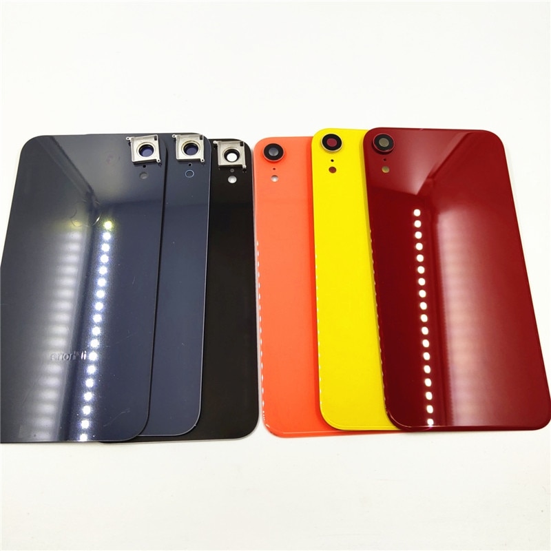6.1 tuumaa apple iphone xr takaakun kansi takalasin kotelon kotelon korjausosa kameran linssillä