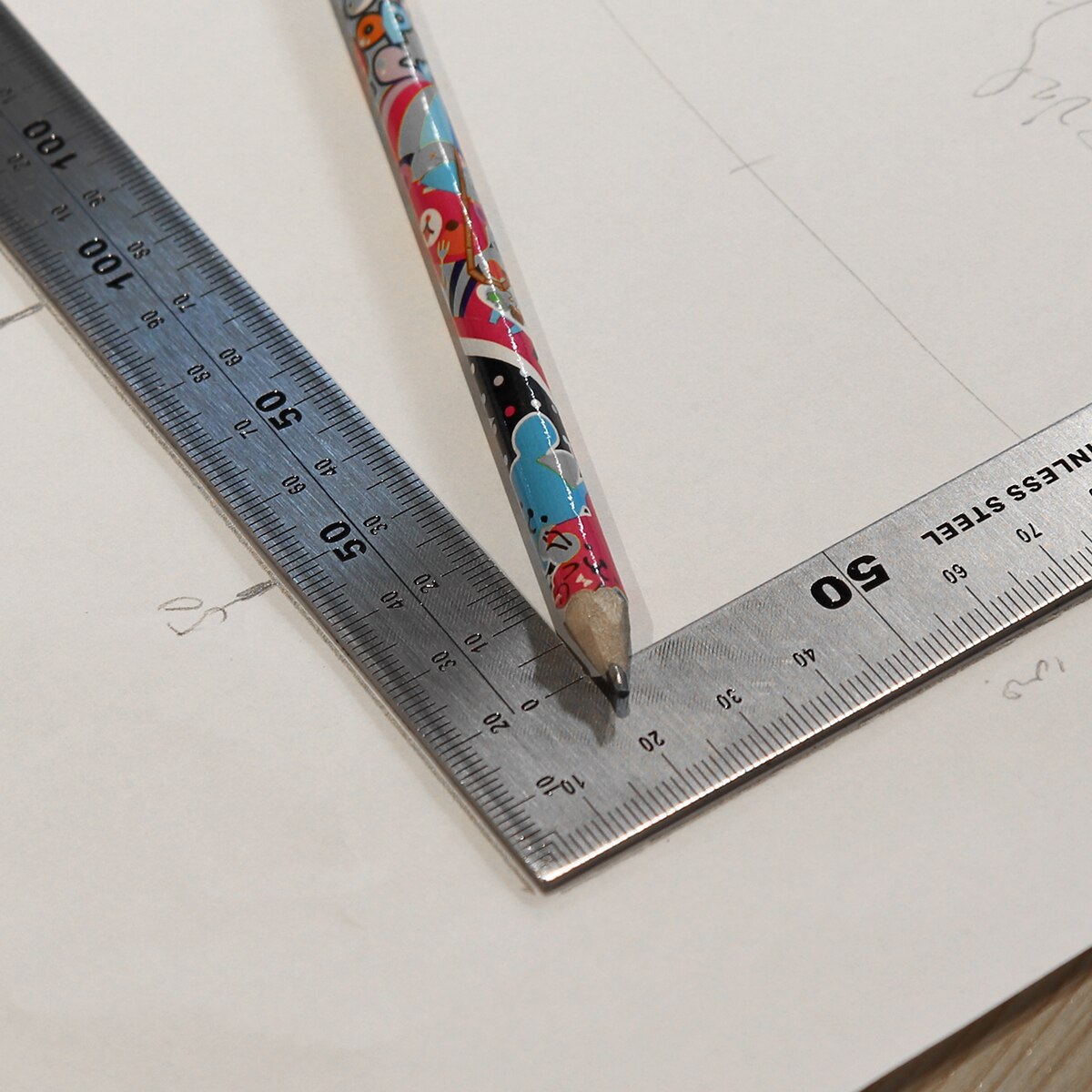 Fyrkantig linjal rät vinkel 90 grader metall rostfritt stål vinkellinjal träbearbetningsmätverktyg för trä 250 x 500mm 150 x 300mm
