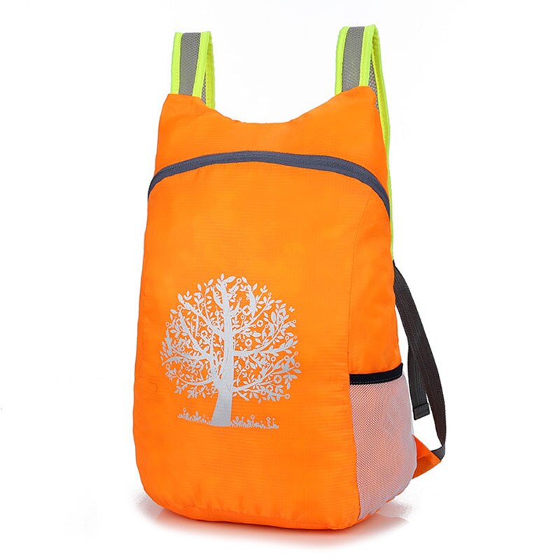 Sac à dos pliant Ultra léger pour hommes et femmes, sac à dos d'extérieur, Portable pour voyage, randonnée,: orange