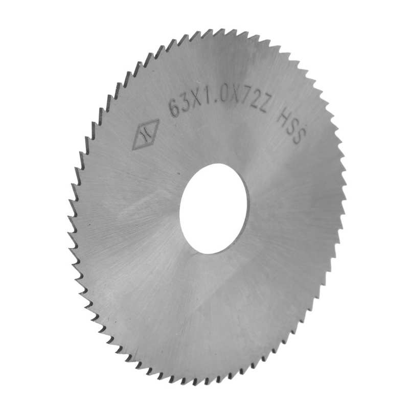 Lame de scie circulaire à 72 dents en acier rapide, accessoire de disque de coupe 63x1x16mm