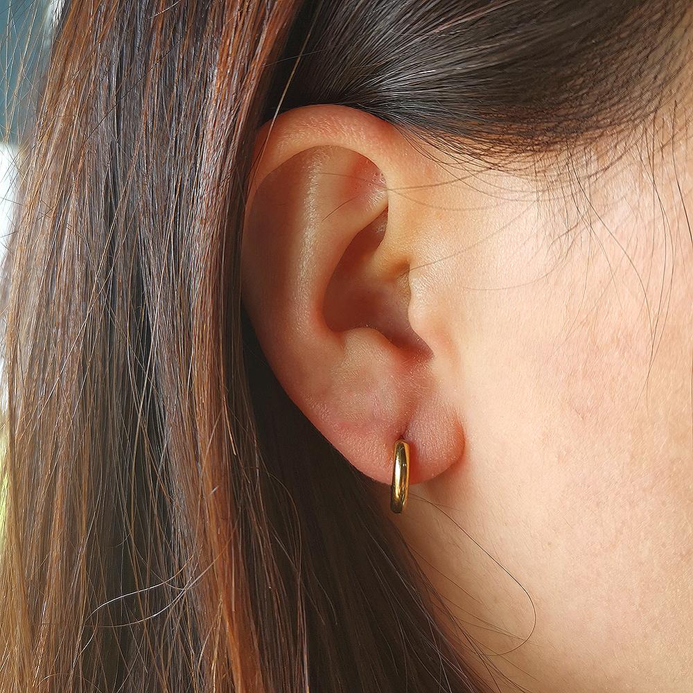 Hoepel Oorbellen Voor Vrouwen Sieraden Oorbel Ringen Eenvoudige Charme Gouden Oorbel Voor Een