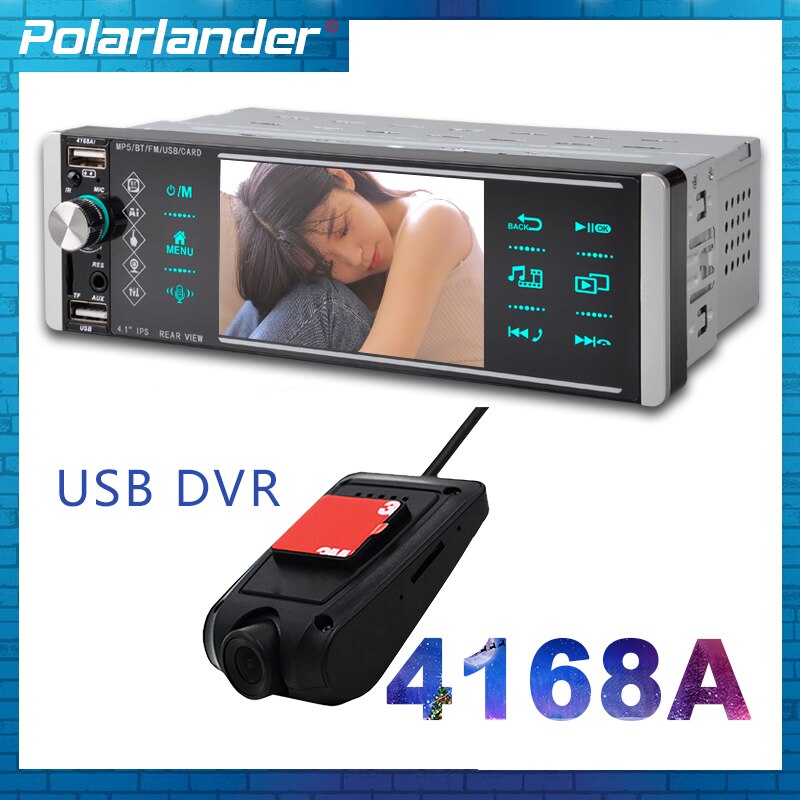 1din Mp5 Player Touch Car Radio Bidirectional Interconnection RDS AM FM 4-USB 5.1 Inches Support Android 10 Mirrorlink Bluetooth