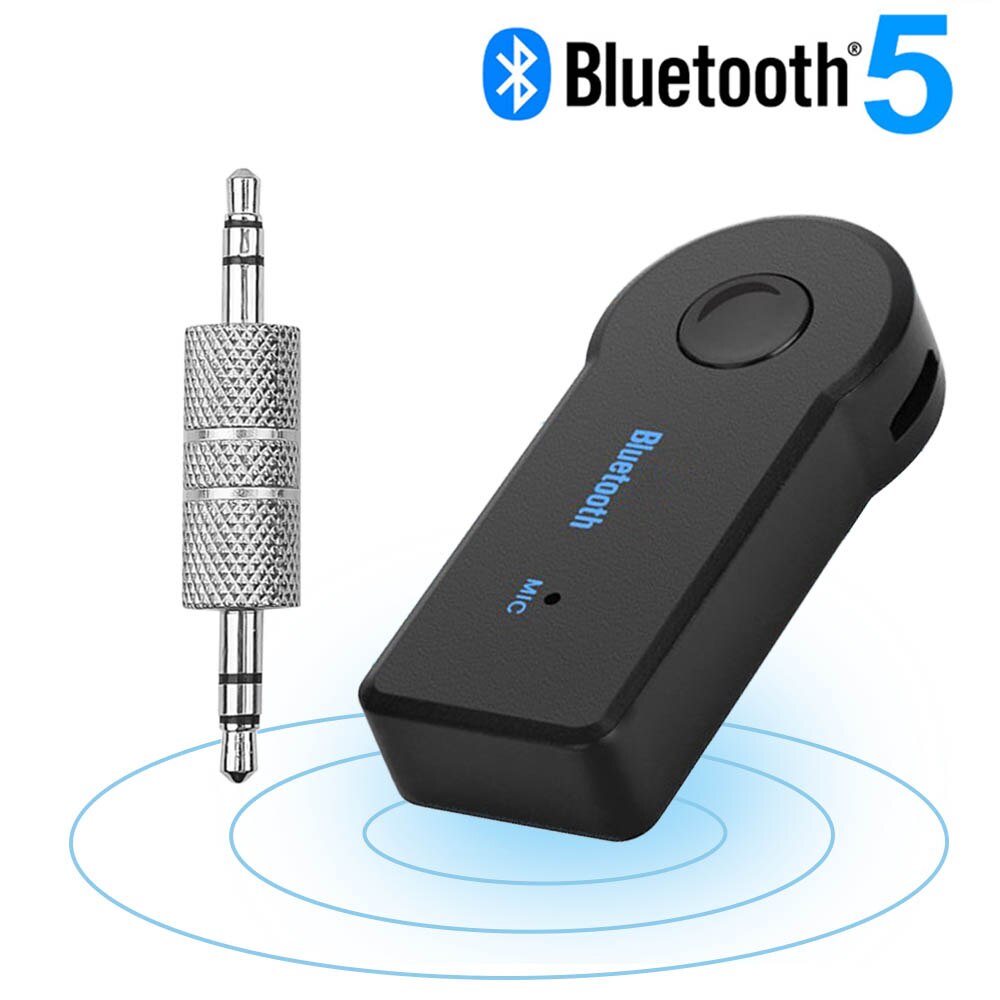 Bluetooth 5.0 Receiver Draadloze Adapter Aux 3.5Mm Jack Bluetooth Adapter Voor Auto Muziek Audio Hoofdtelefoon Ontvanger Handsfree