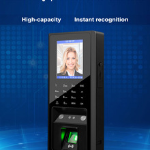 Tcp biometrisk fingeraftryk og ansigtsadgangskontrolenhed systemstøtte 300 stk ansigter  /3000 figners 2.8 tommer lcd