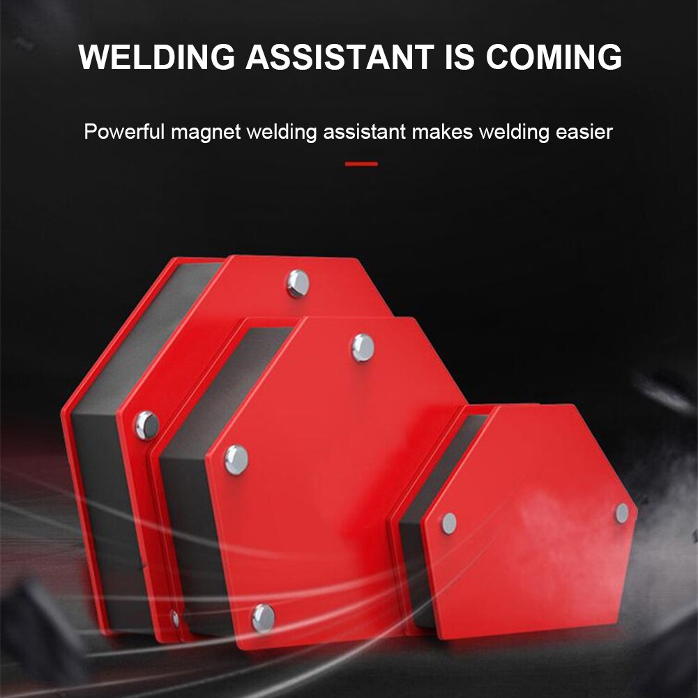 6PCS Welding Positioner Machine Accessories 9lbs 25lbs Multi Degrees Angle Soldering Arrow Fixing Tool Welding Magnet Holder